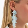 Clous d'oreilles - Blue Leaves