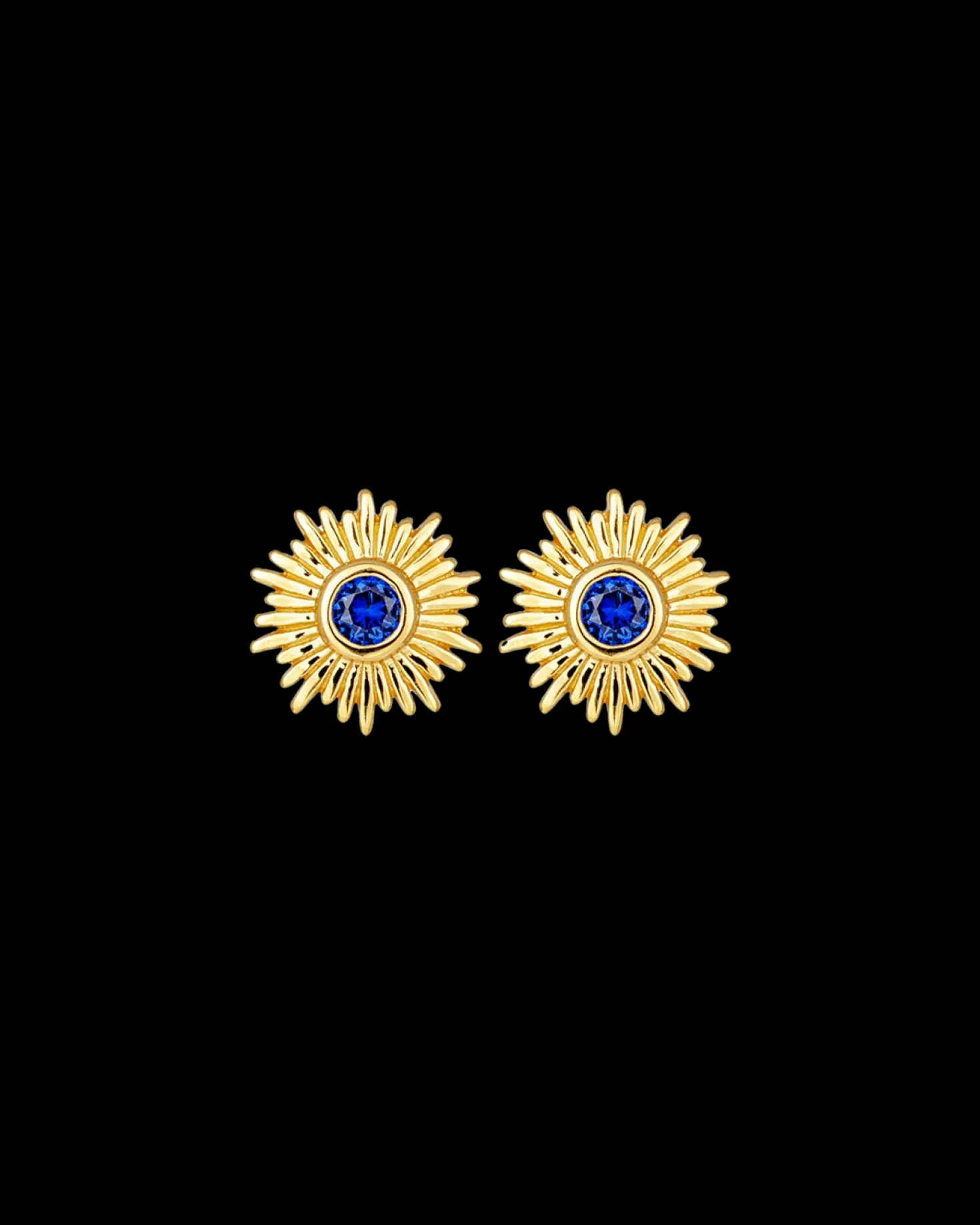 Clous d'oreilles - Blue Sun
