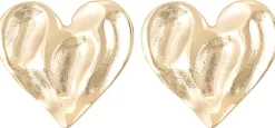 Clous d'oreilles - Champagne Hearts