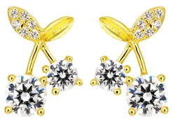 Clous d'oreilles - Cherry Sparkle