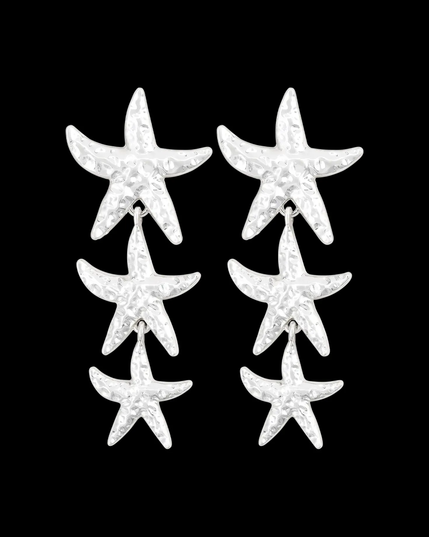 Clous d'oreilles - Chrome Stars