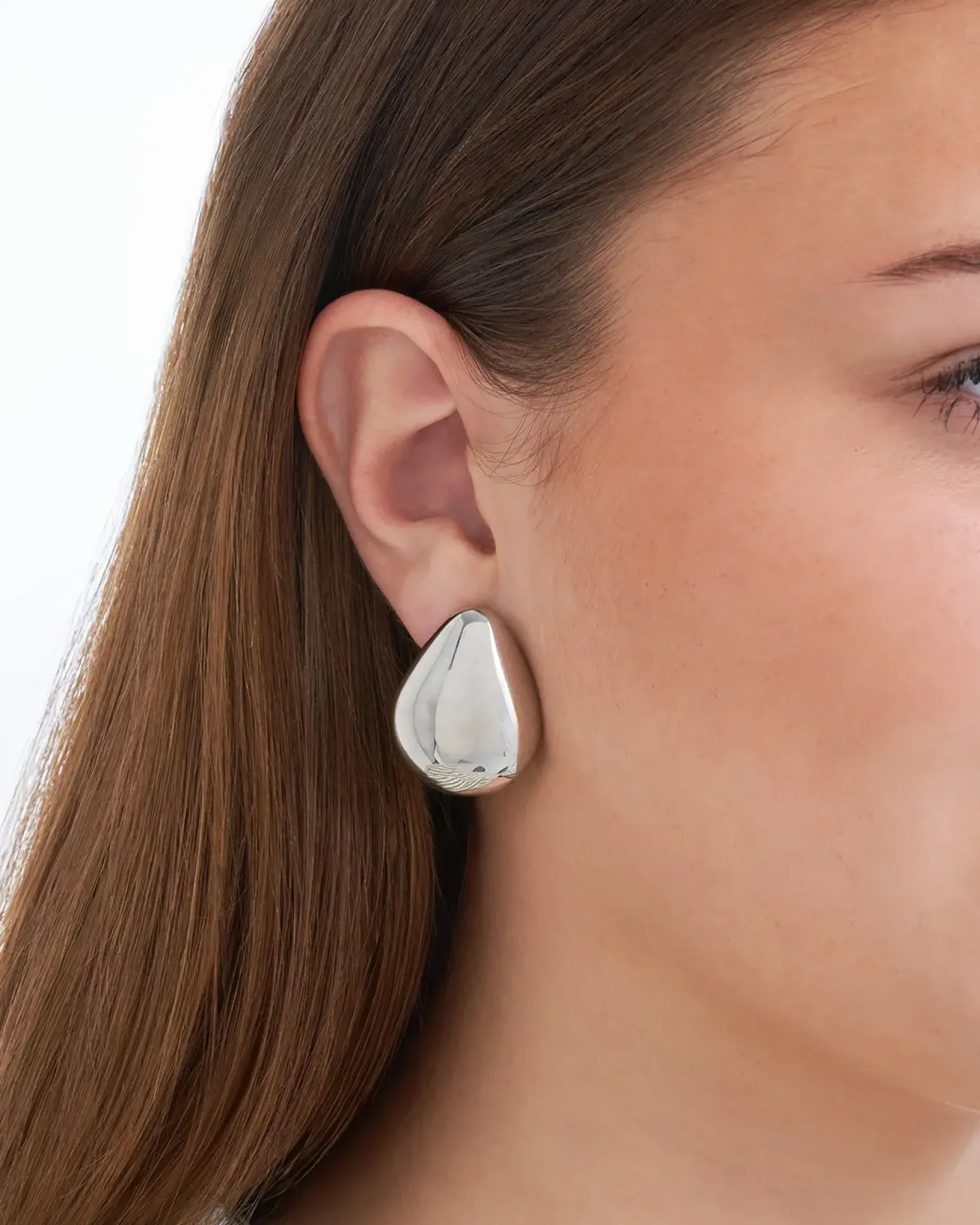 Clous d'oreilles - Chunky Silver