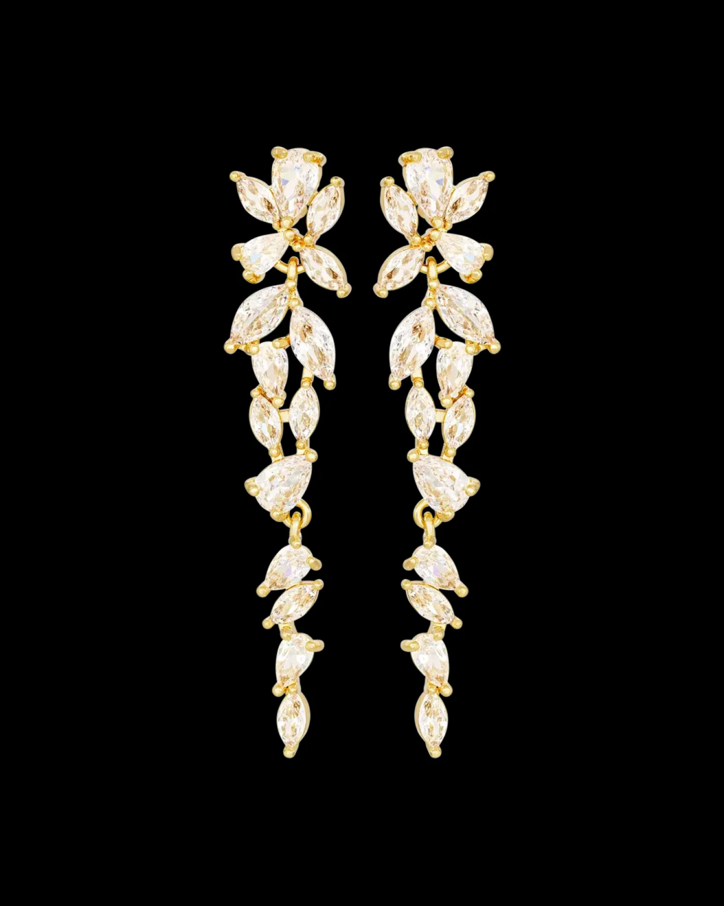Clous d'oreilles - Crystal Blossom