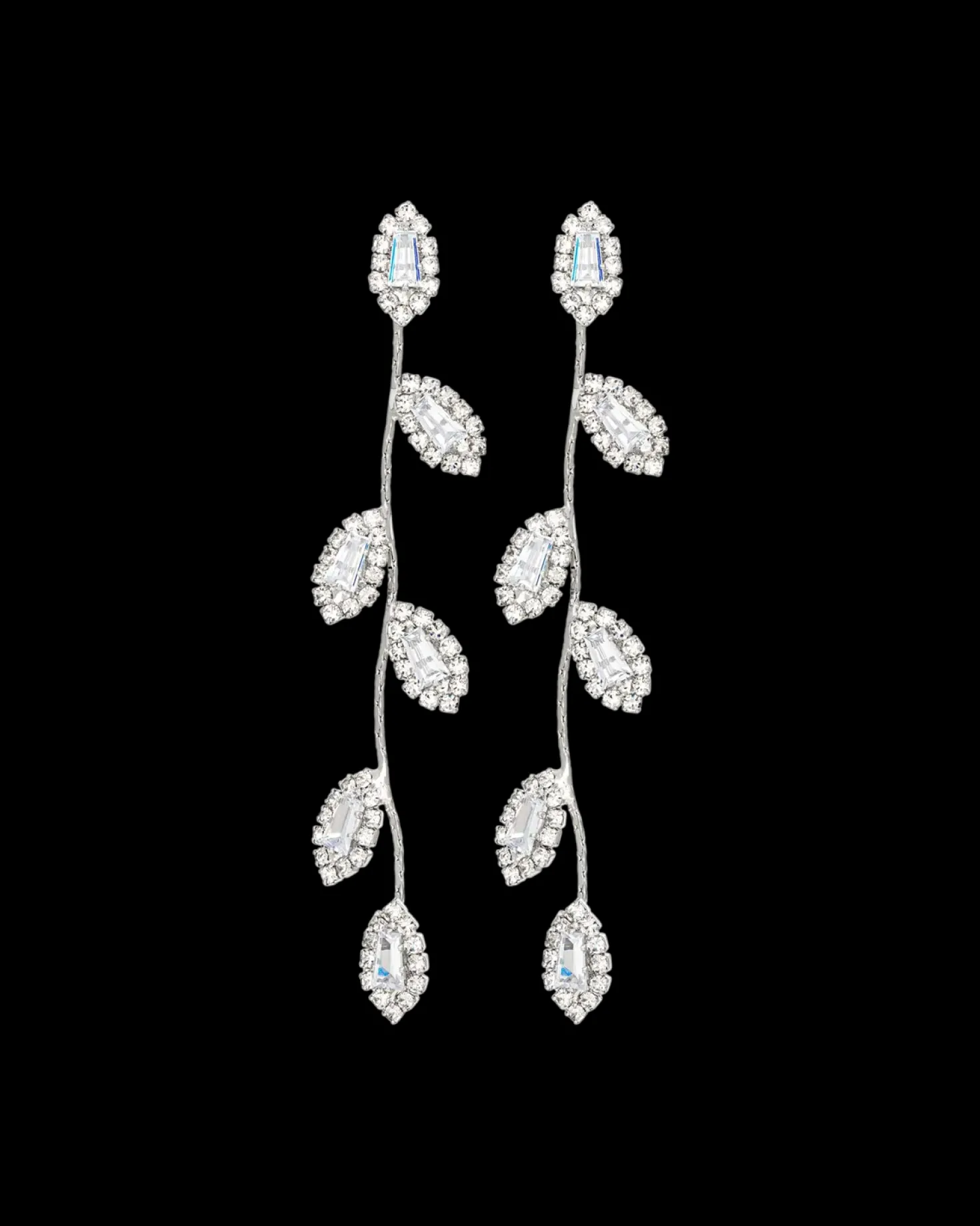 Clous d'oreilles - Crystal Branches