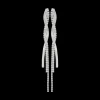 Clous d'oreilles - Curled Silver