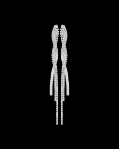 Clous d'oreilles - Curled Silver