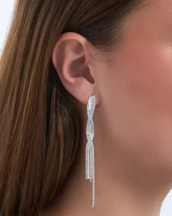 Clous d'oreilles - Curled Silver