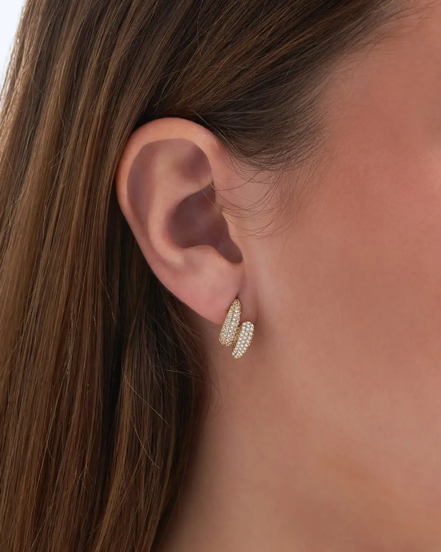 Clous d'oreilles - Duo Zirconia