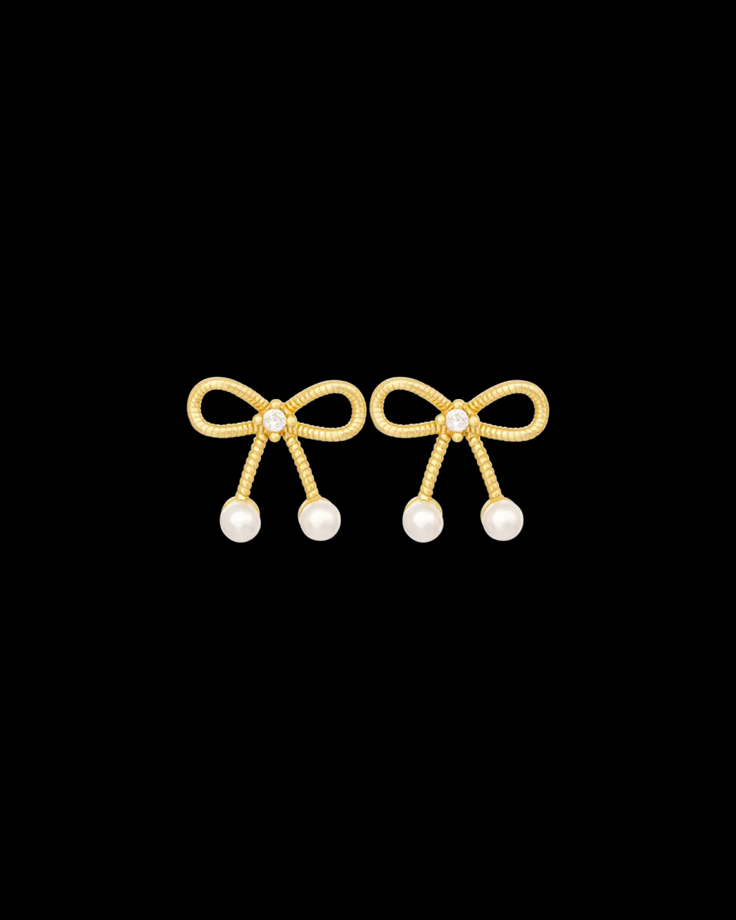 Clous d'oreilles - Fine Bow