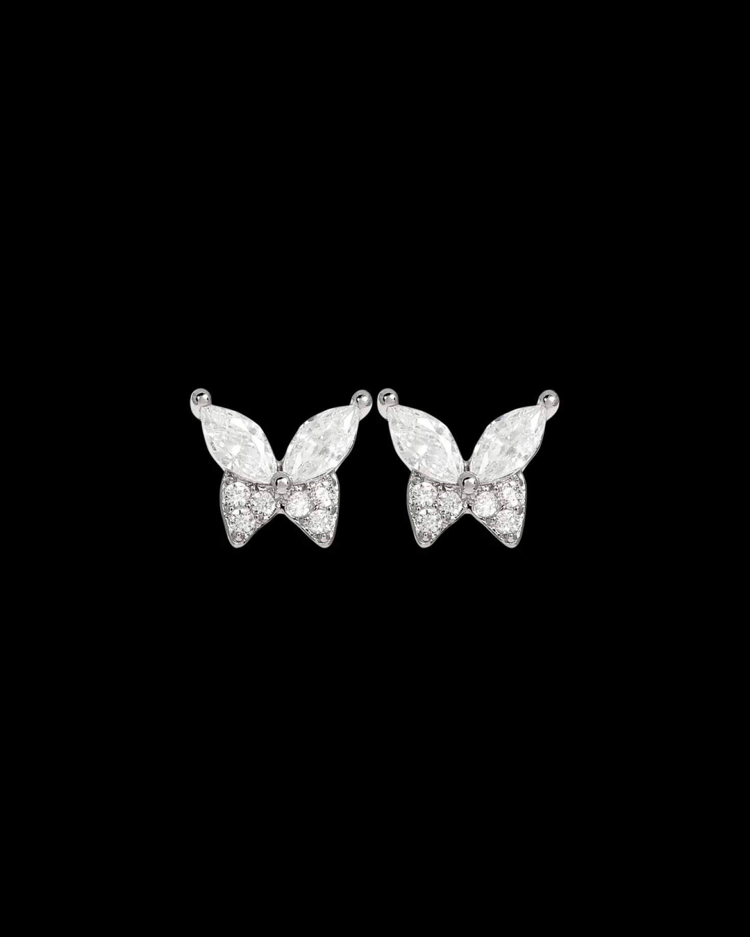 Clous d'oreilles - Flattering Silver