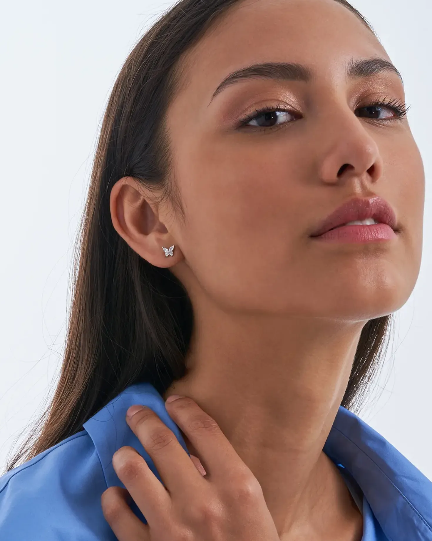 Clous d'oreilles - Flattering Silver
