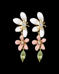 Clous d'oreilles - Floral Leaves