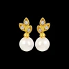 Clous d'oreilles - Floral Pearls