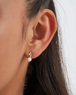 Clous d'oreilles - Floral Pearls