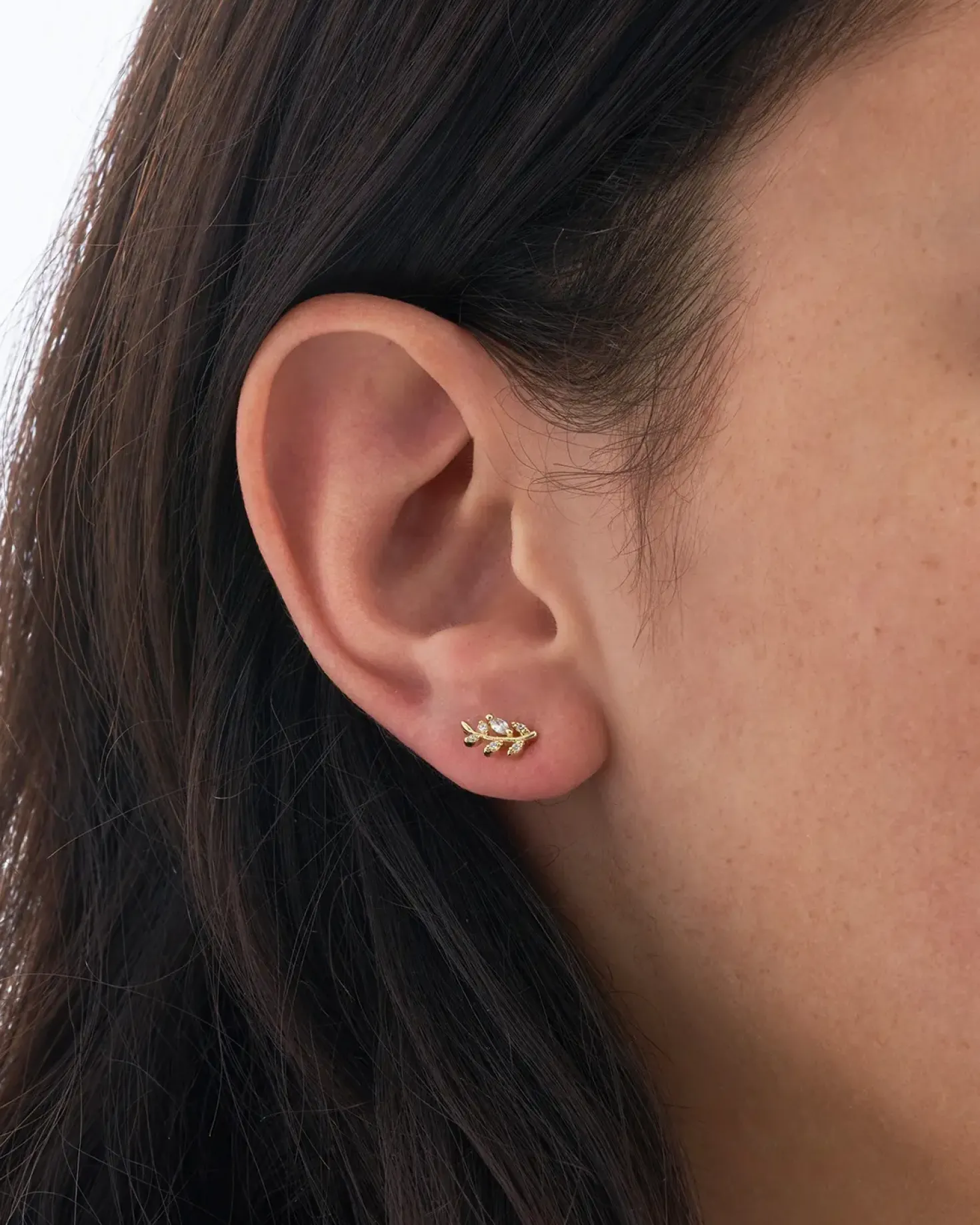 Clous d'oreilles - Gold Leaf