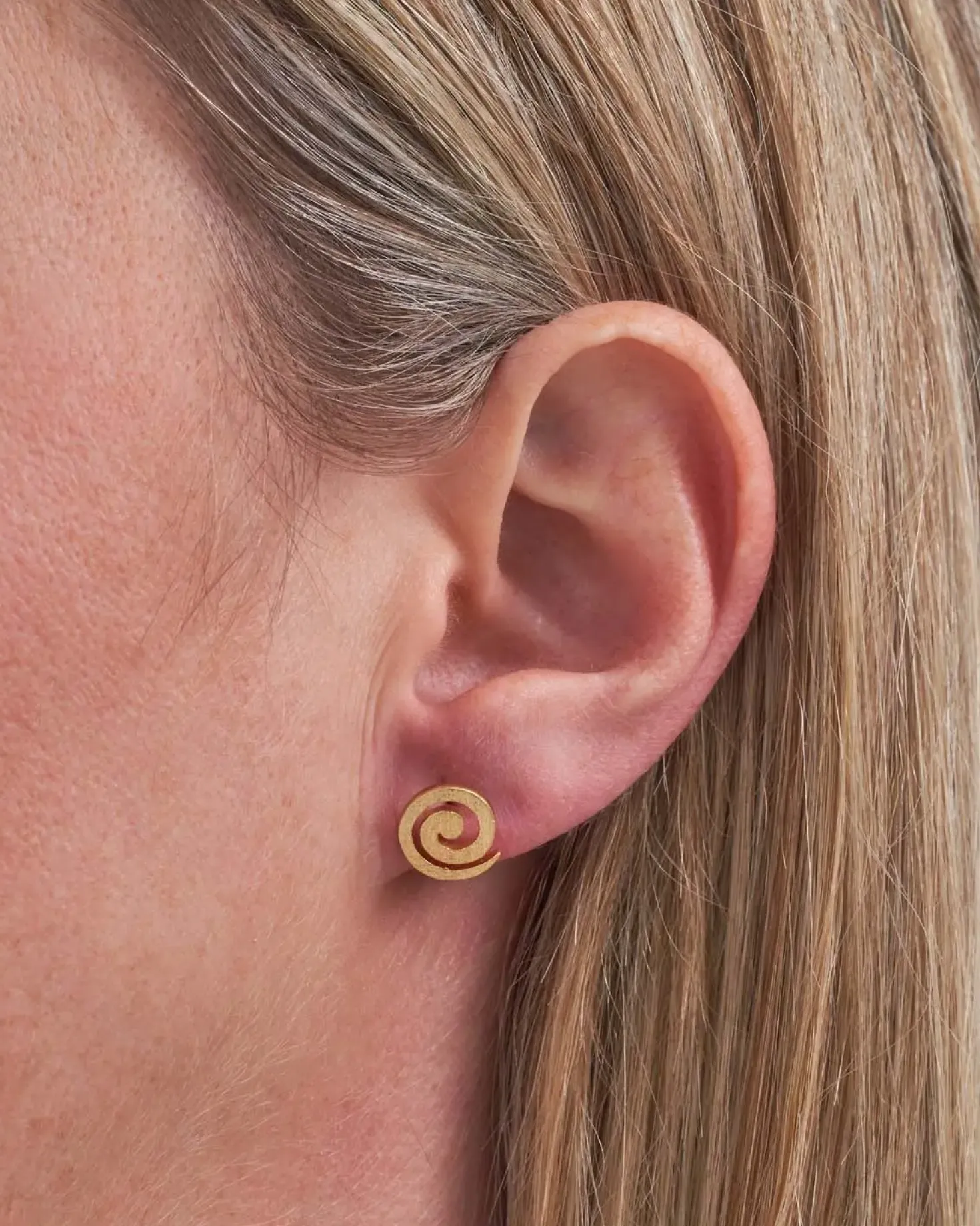 Clous d'oreilles - Gold Spiral