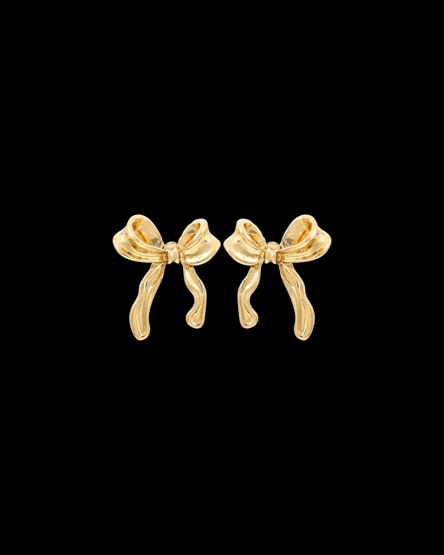 Clous d'oreilles - Golden Bows