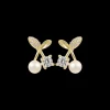 Clous d'oreilles - Golden Cherry