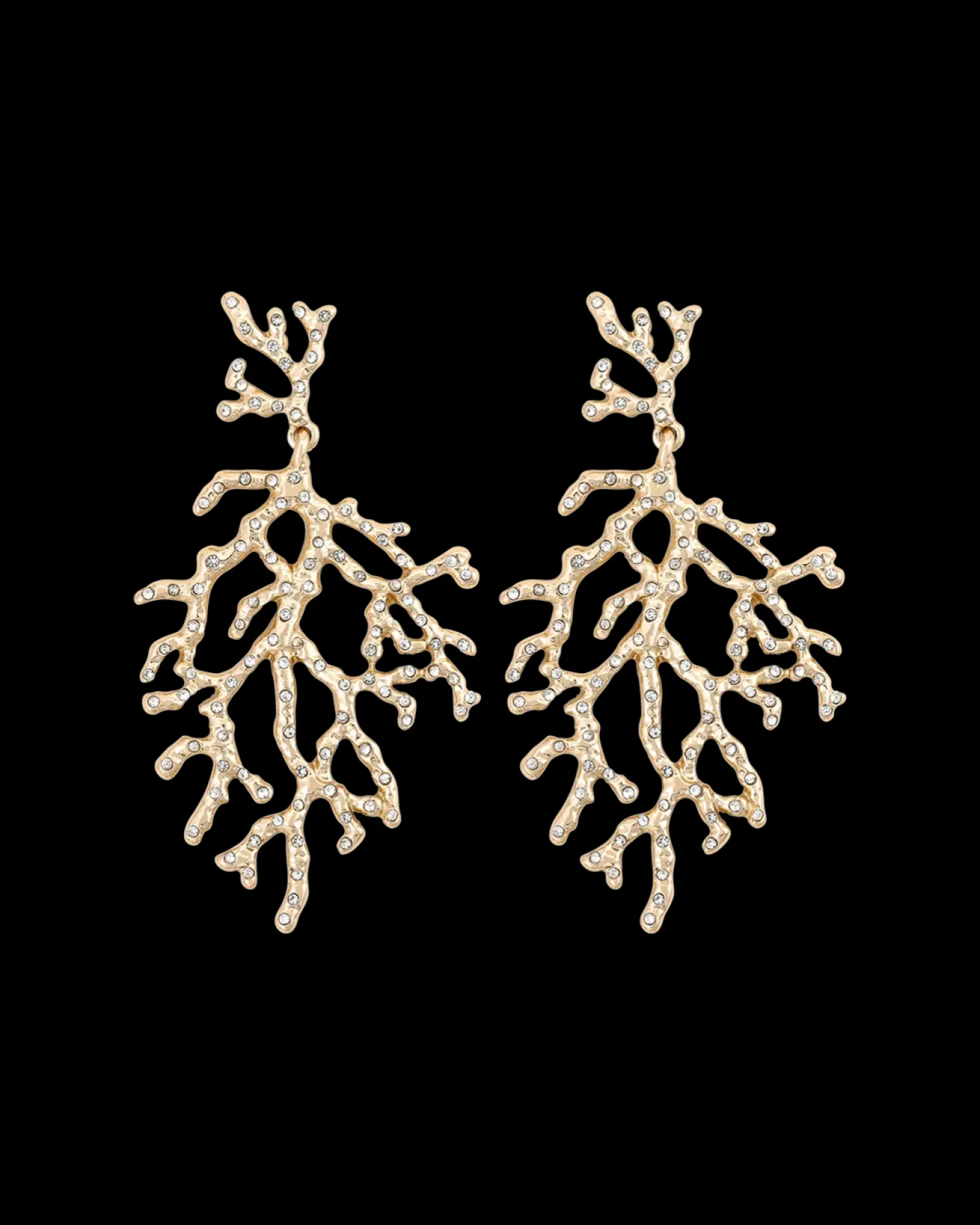 Clous d'oreilles - Golden Coral