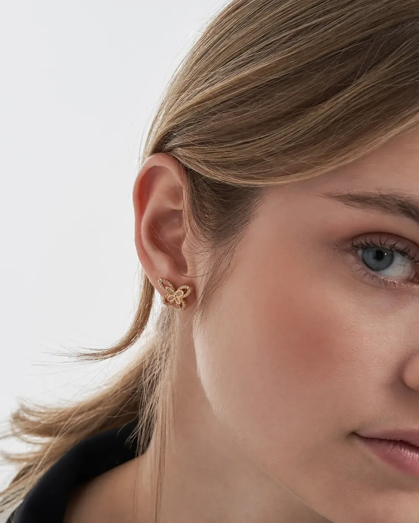Clous d'oreilles - Golden Flutter