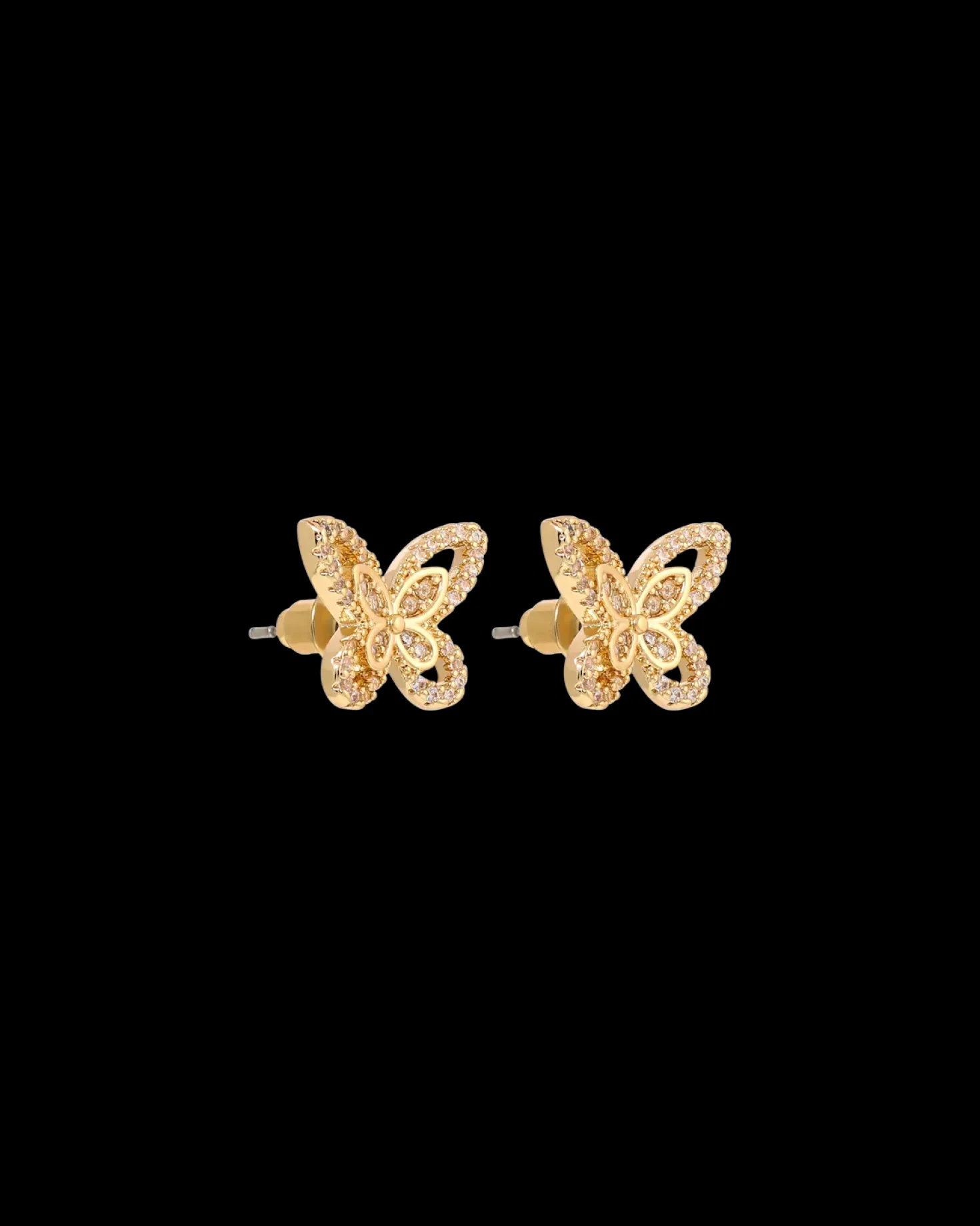 Clous d'oreilles - Golden Flutter