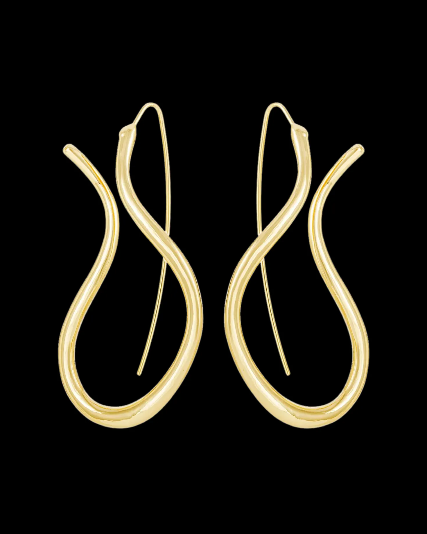 Clous d'oreilles - Golden Flow