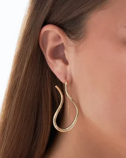 Clous d'oreilles - Golden Flow