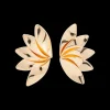 Clous d'oreilles - Golden Flowers