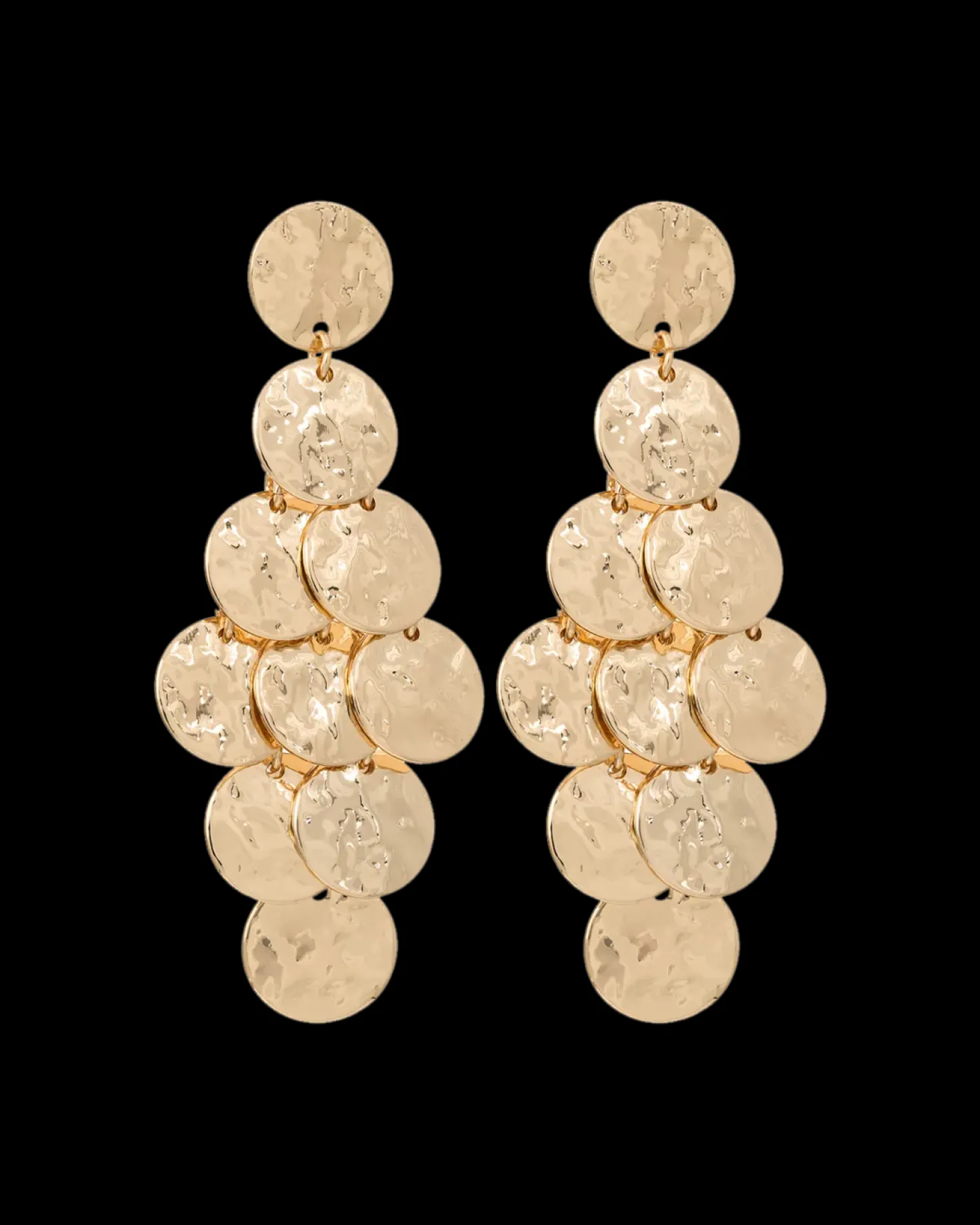 Clous d'oreilles - Golden Marquise