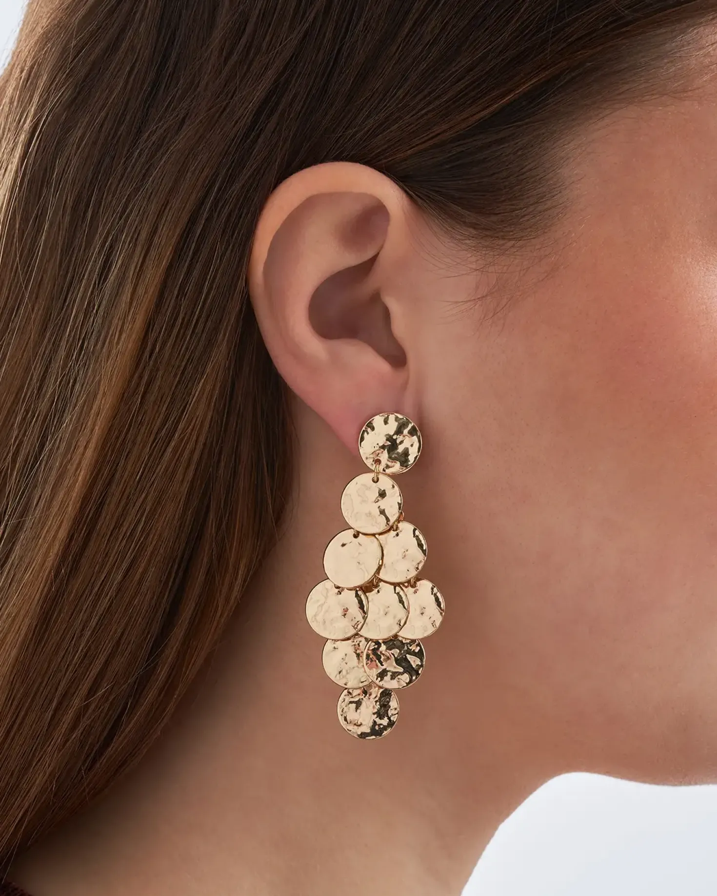 Clous d'oreilles - Golden Marquise