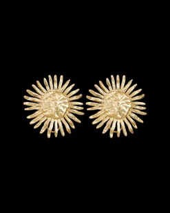 Clous d'oreilles - Golden Sunflower