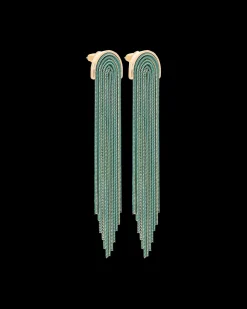 Clous d’oreilles - Green Waterfall