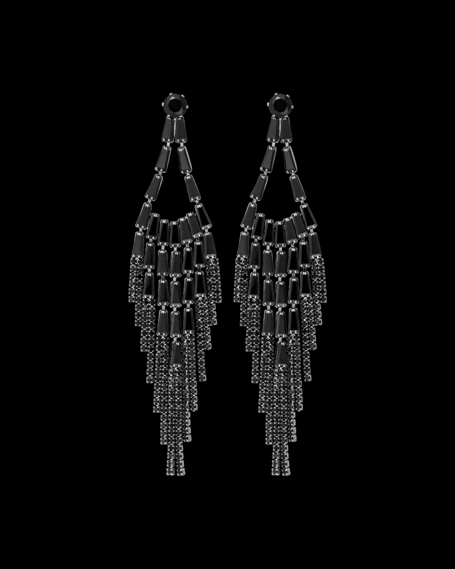 Clous d'oreilles - Grey Sparkle