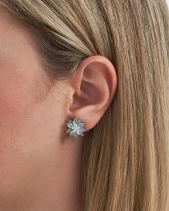Clous d'oreilles - Iced Flower