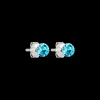 Clous d'oreilles - Light Aqua