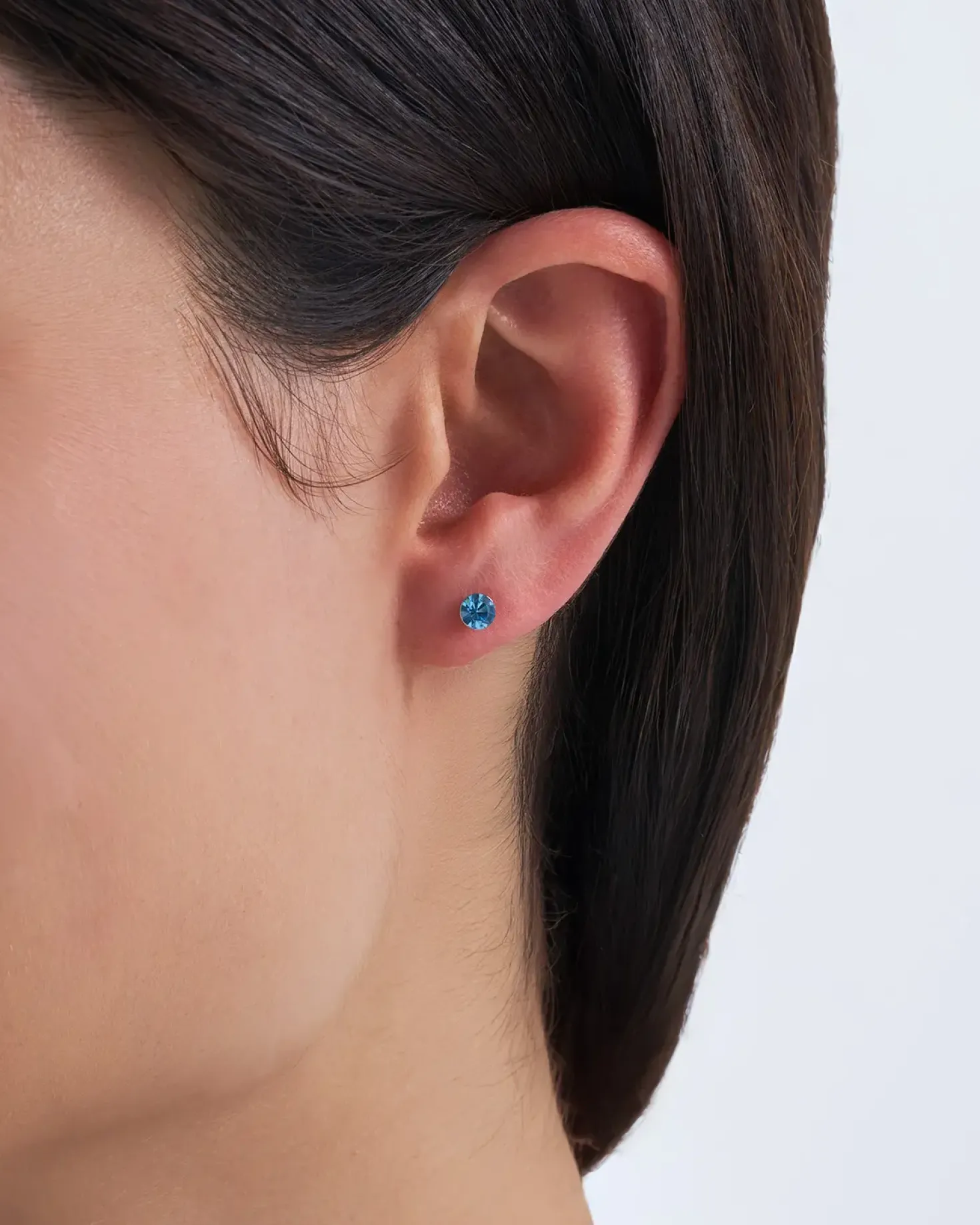 Clous d'oreilles - Light Aqua