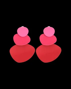 Clous d'oreilles - Mat Rouge