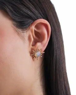 Clous d'oreilles - Opal Sun