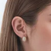 Clous d'oreilles - Oval Glitter