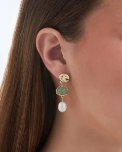 Clous d'oreilles - Pastel Aventurine