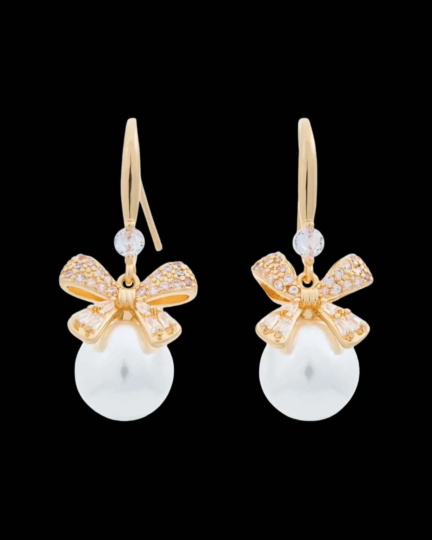 Clous d'oreilles - Pearl Bow