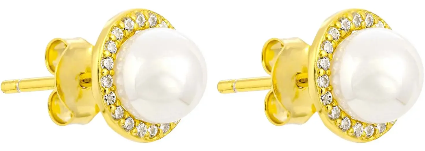 Clous d'oreilles - Pearl Halo
