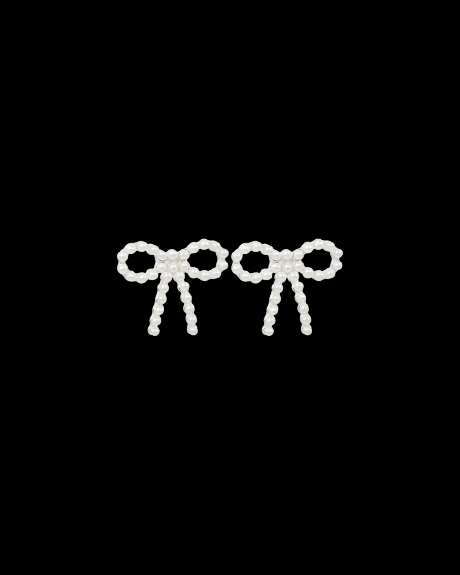 Clous d'oreilles - Pearly Bow