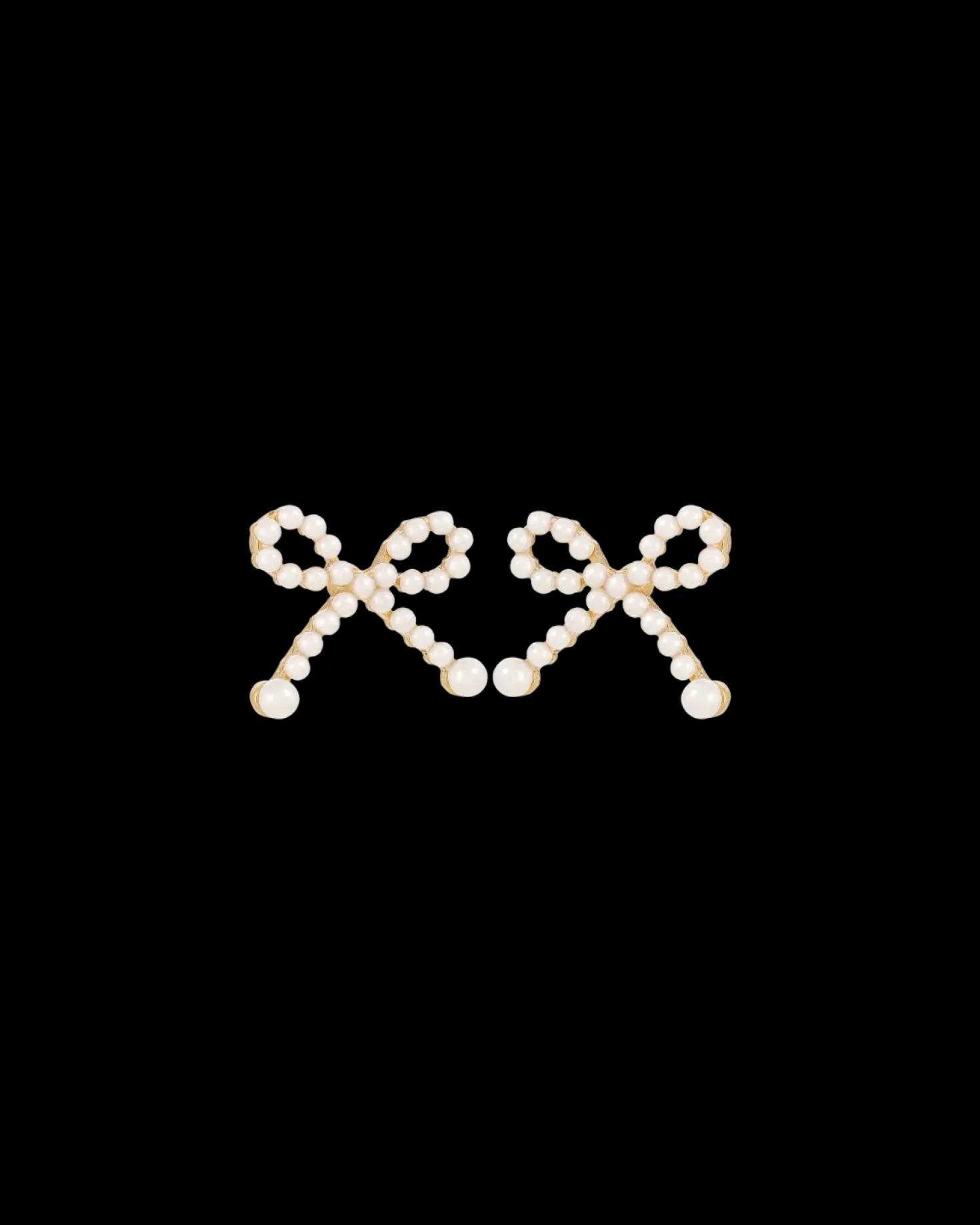 Clous d'oreilles - Pearly Bows