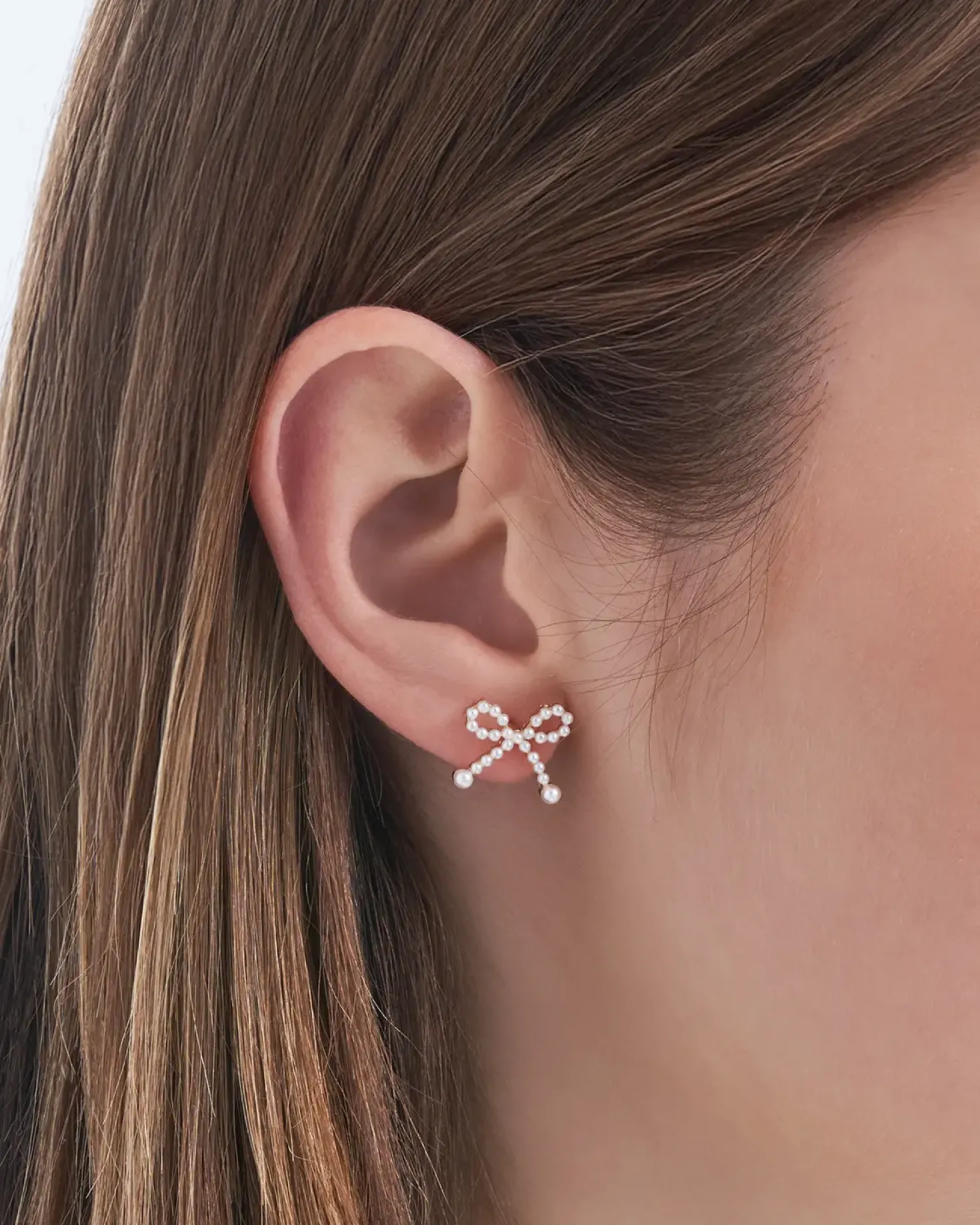 Clous d'oreilles - Pearly Bows