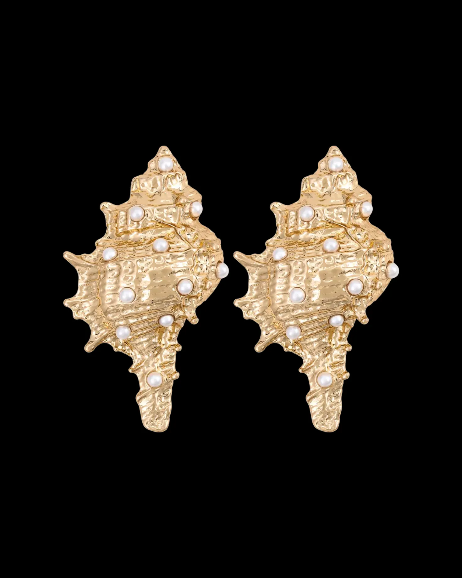 Clous d'oreilles - Pearly Shell