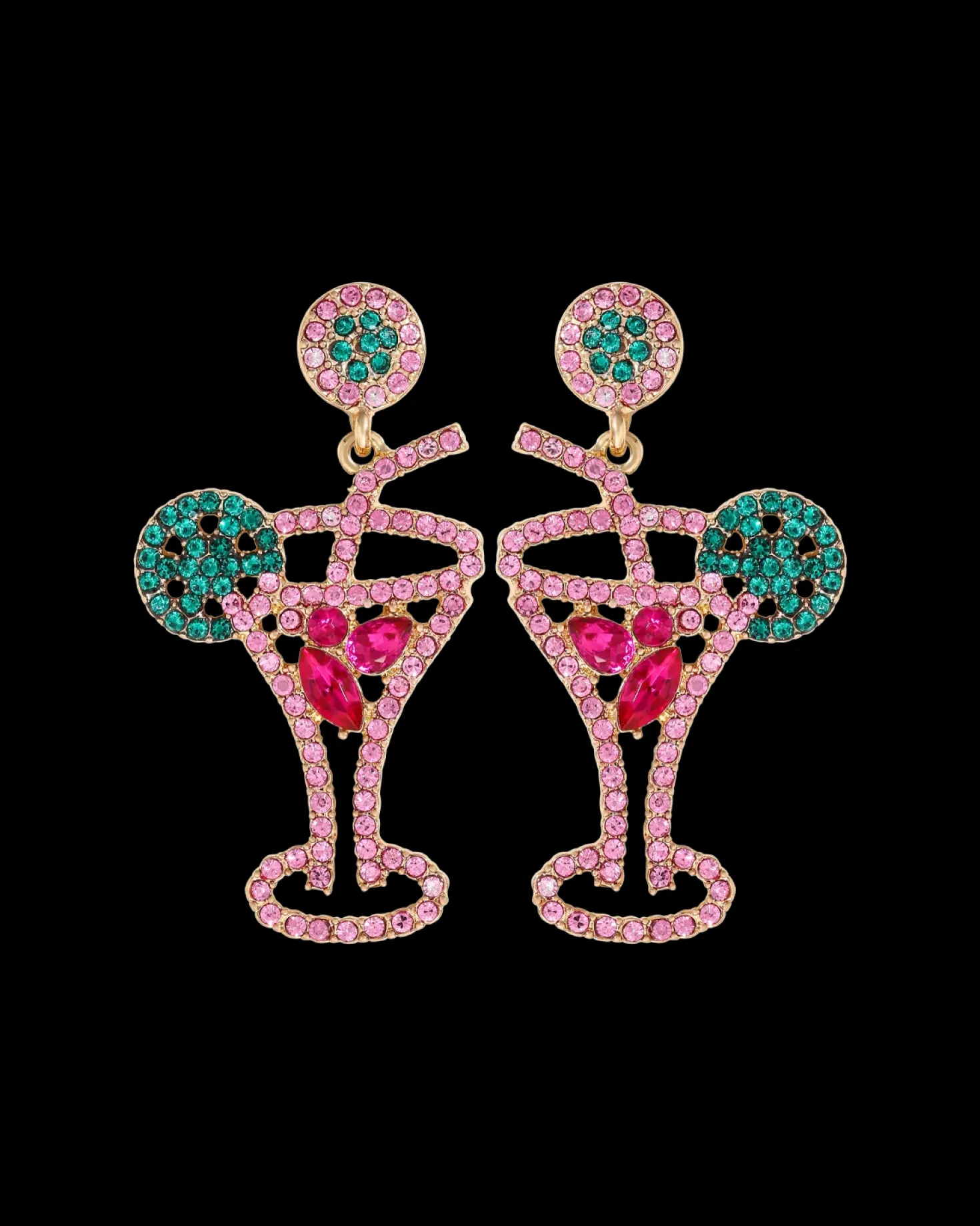 Clous d'oreilles - Pink Cocktail