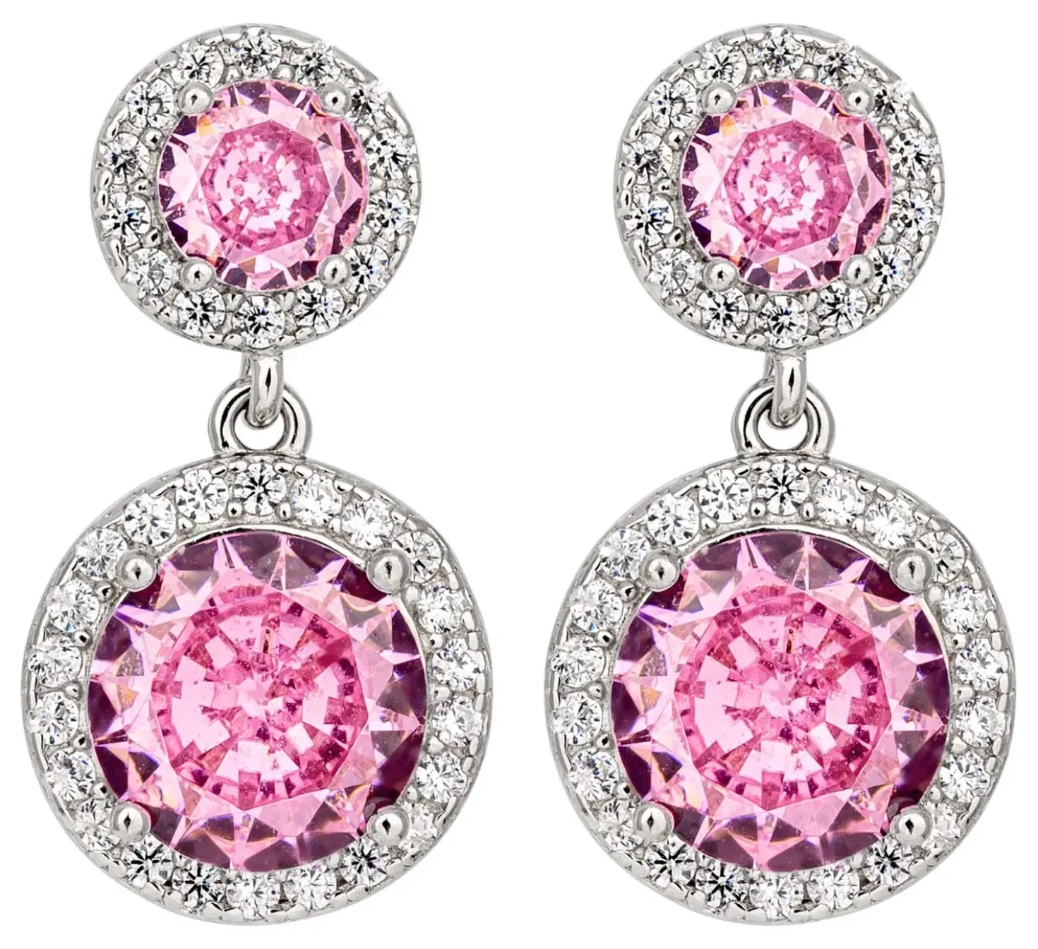 Clous d'oreilles - Pink Glam