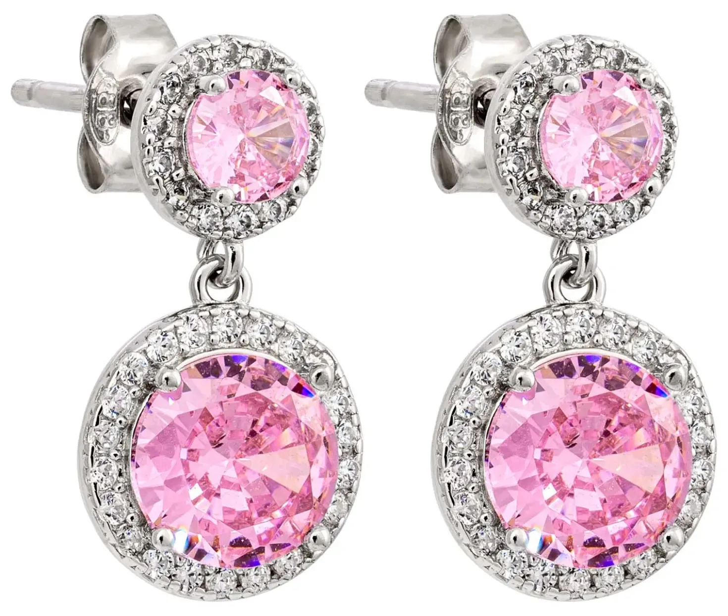 Clous d'oreilles - Pink Glam