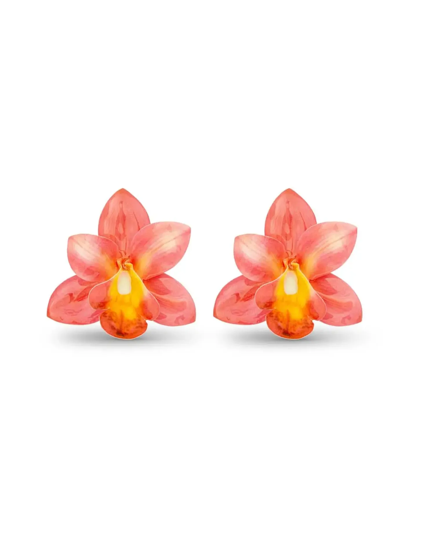 Clous d'oreilles - Pink Orchid